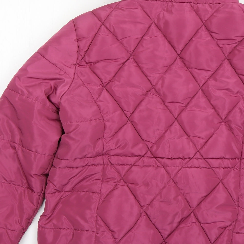 Marks and Spencer Womens Pink   Rain Coat Coat Size 10