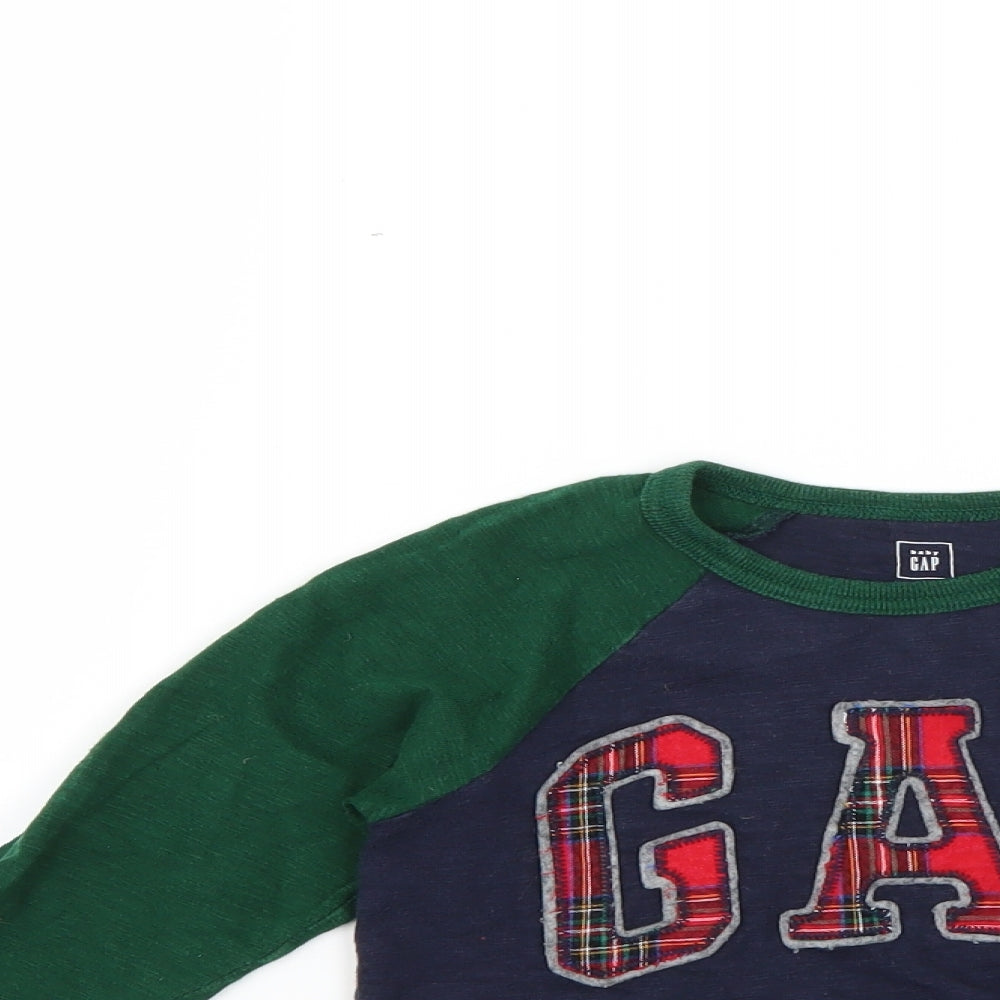 Gap Boys Green   Basic T-Shirt Size 4 Years