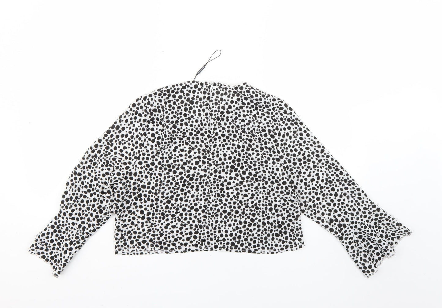 PRETTYLITTLETHING Womens Multicoloured Animal Print  Basic Blouse Size 12