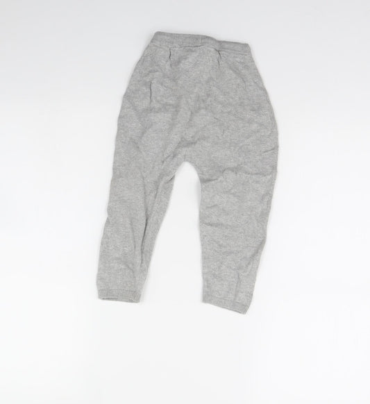 H&M Girls Grey   Jogger Trousers Size 2 Years