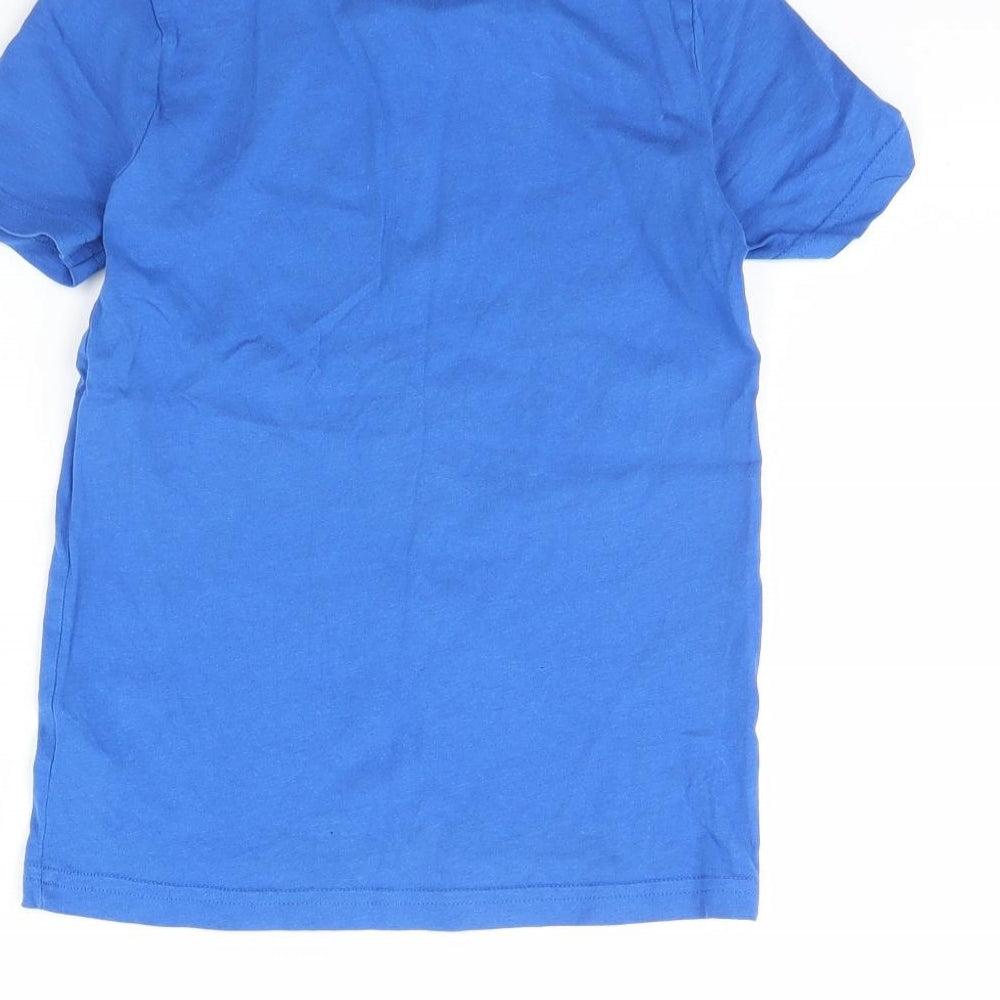 M&Co Boys Blue   Basic T-Shirt Size 6 Years  - Ninja