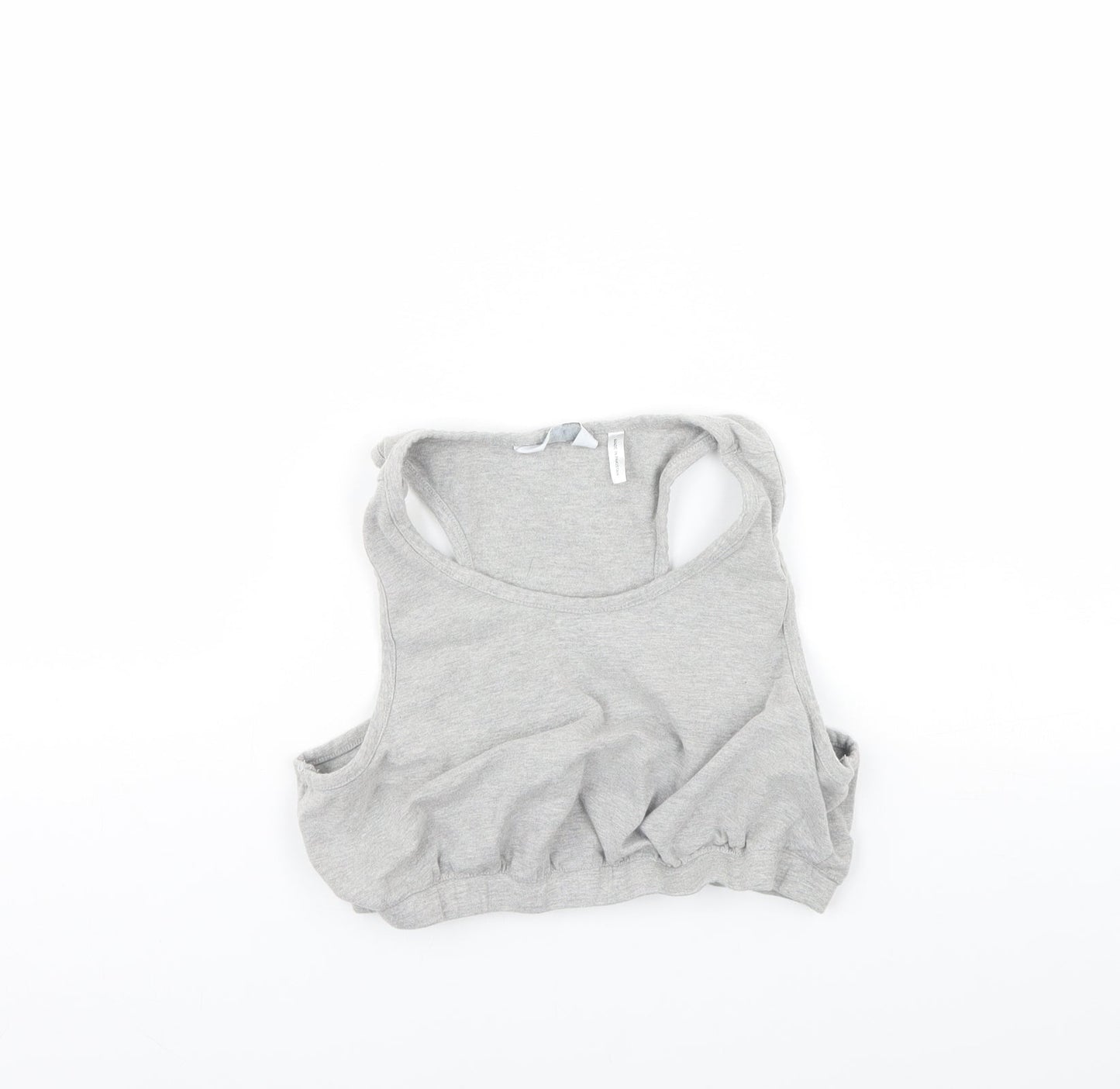 Label be Womens Grey   Cropped Tank Size 16