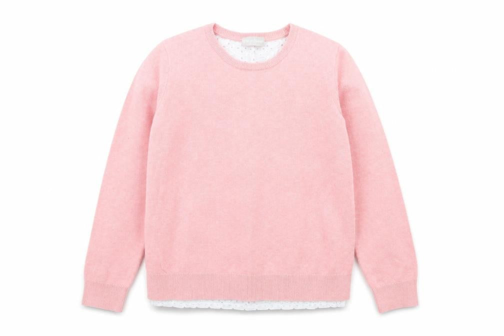 I Love Girls Wear Girls Pink   Pullover Jumper Size 11 Years