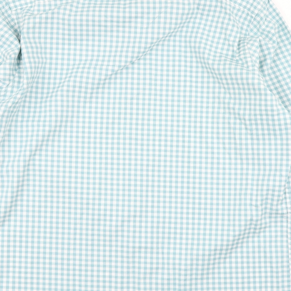 Cotton Traders Mens Black Check   Button-Up Size M