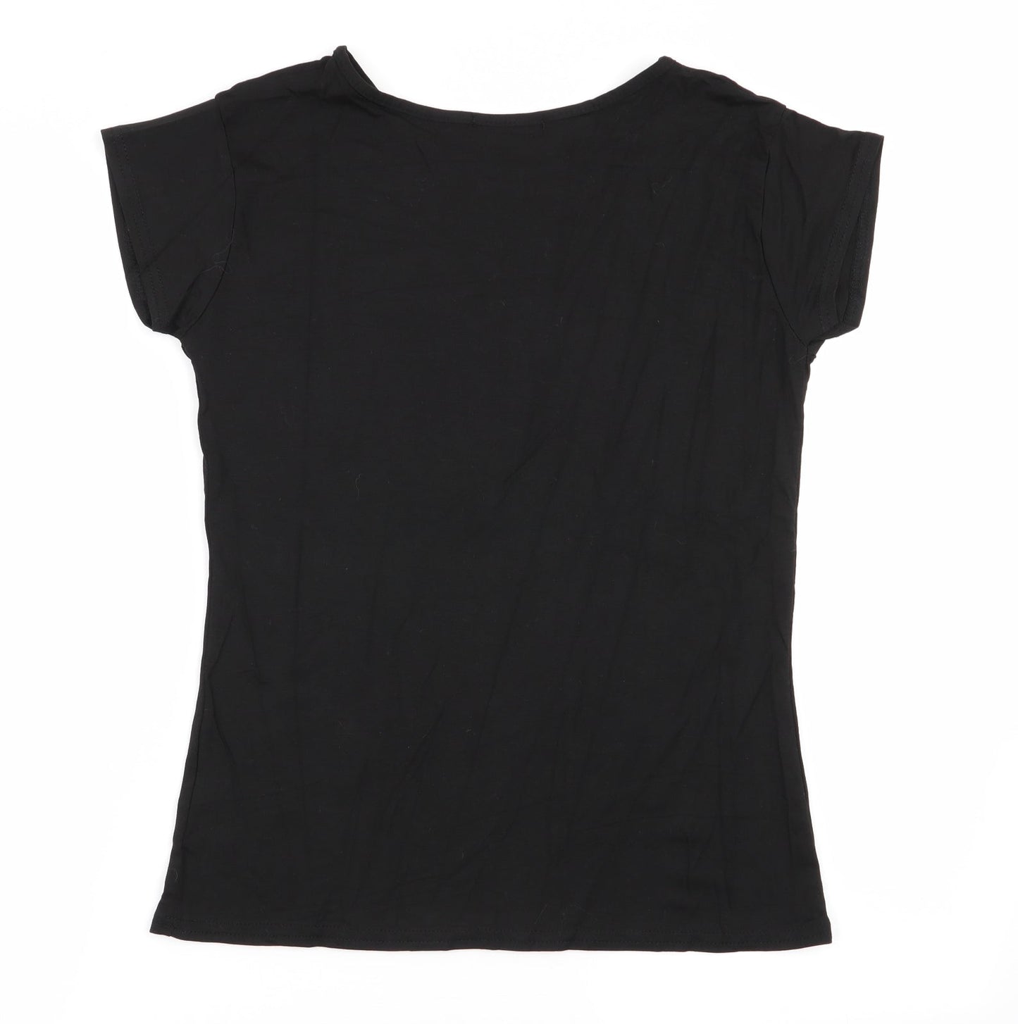 missi london Womens Black   Basic T-Shirt Size S