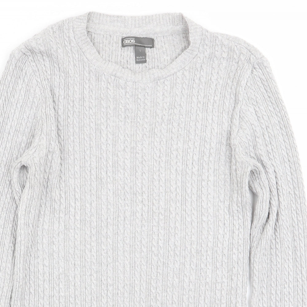 ASOS Mens Grey   Pullover Jumper Size S