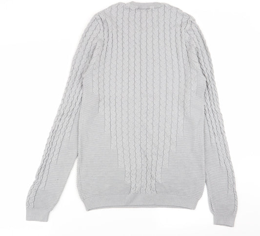 ASOS Mens Grey   Pullover Jumper Size S