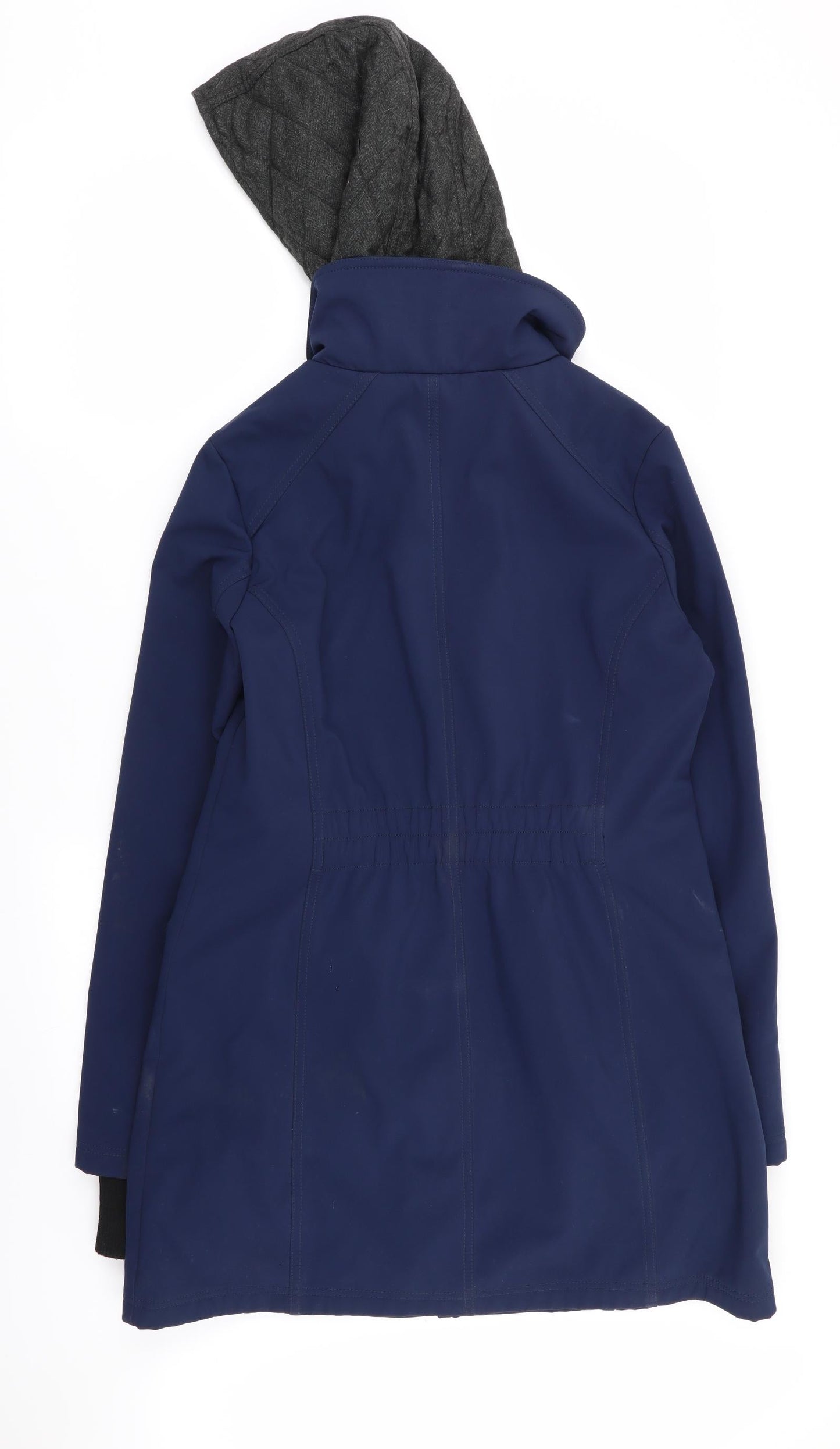 Jessica Simpson Womens Blue   Overcoat Coat Size S