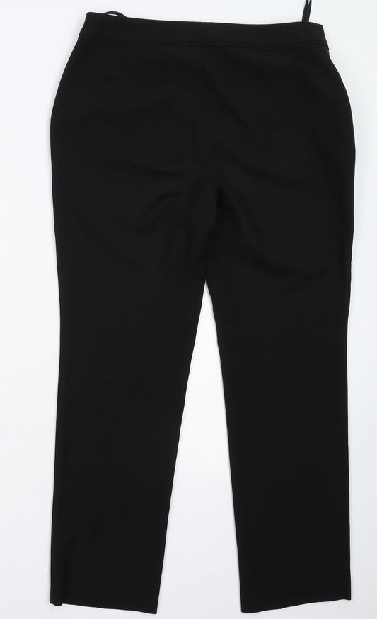 Very Womens Black   Trousers  Size 12 L28 in