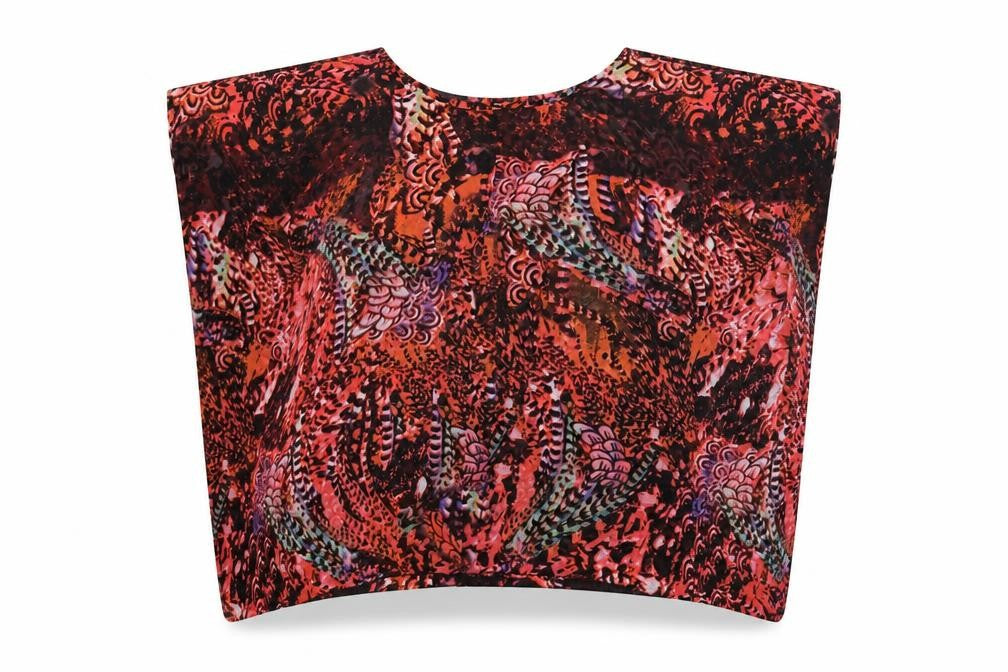 Peacocks Womens Pink Geometric  Basic Blouse Size L