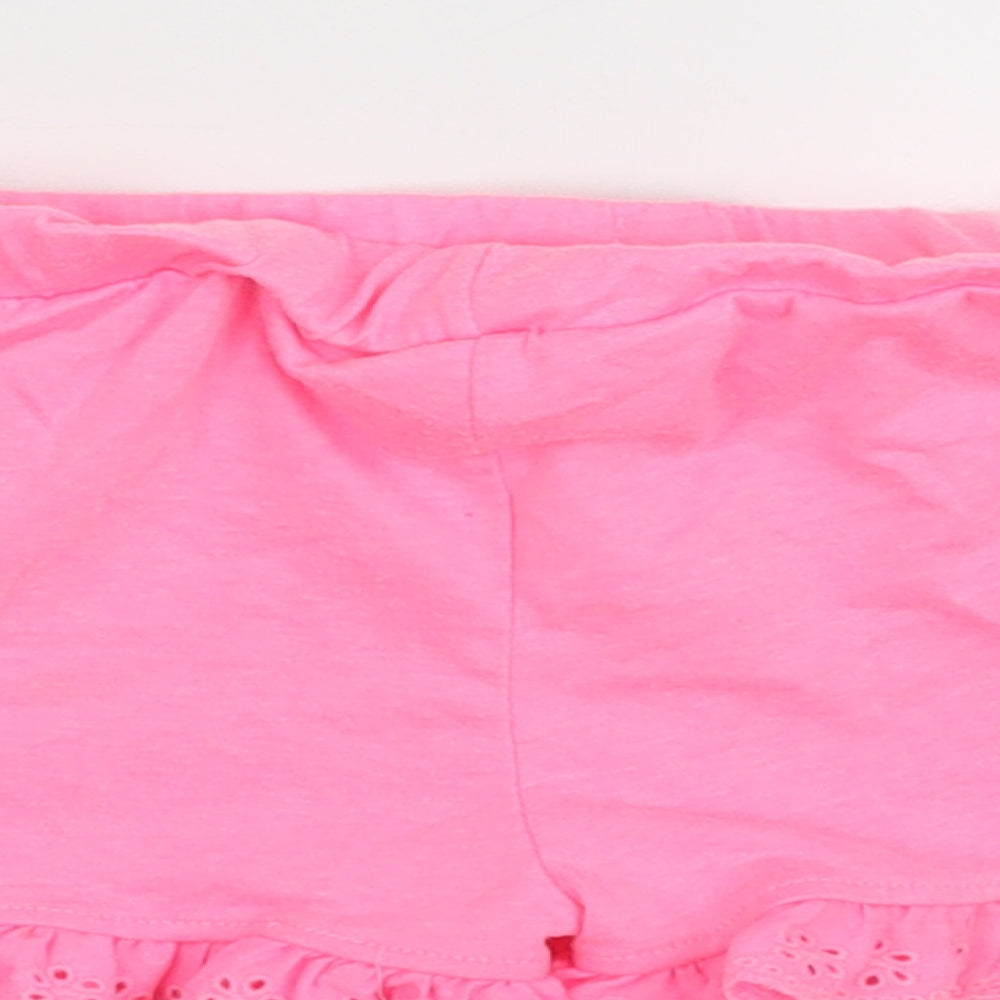 PRIMARK  Girls Pink   Cut-Off Shorts Size 4-5 Years