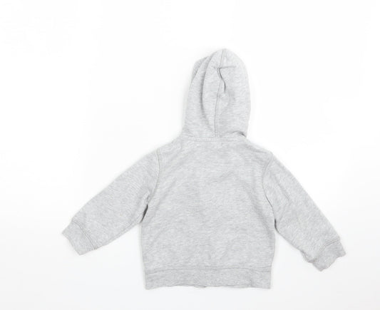 Kiabi Boys Grey   Basic Jacket Jacket Size 24 Months
