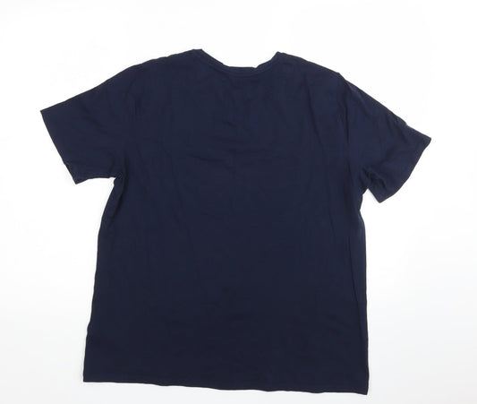M&S Mens Blue    T-Shirt Size 14