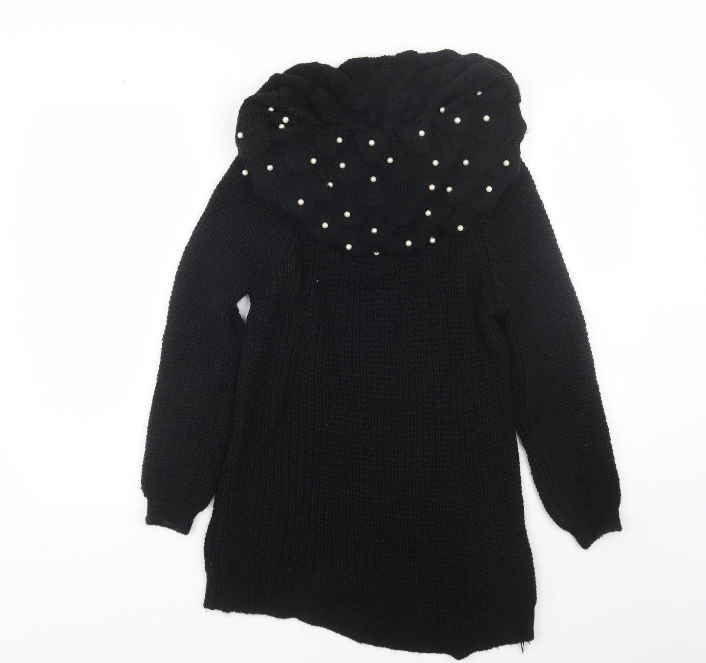 Preworn Womens Black   Pullover Jumper Size S