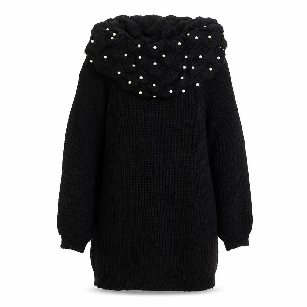 Preworn Womens Black   Pullover Jumper Size S