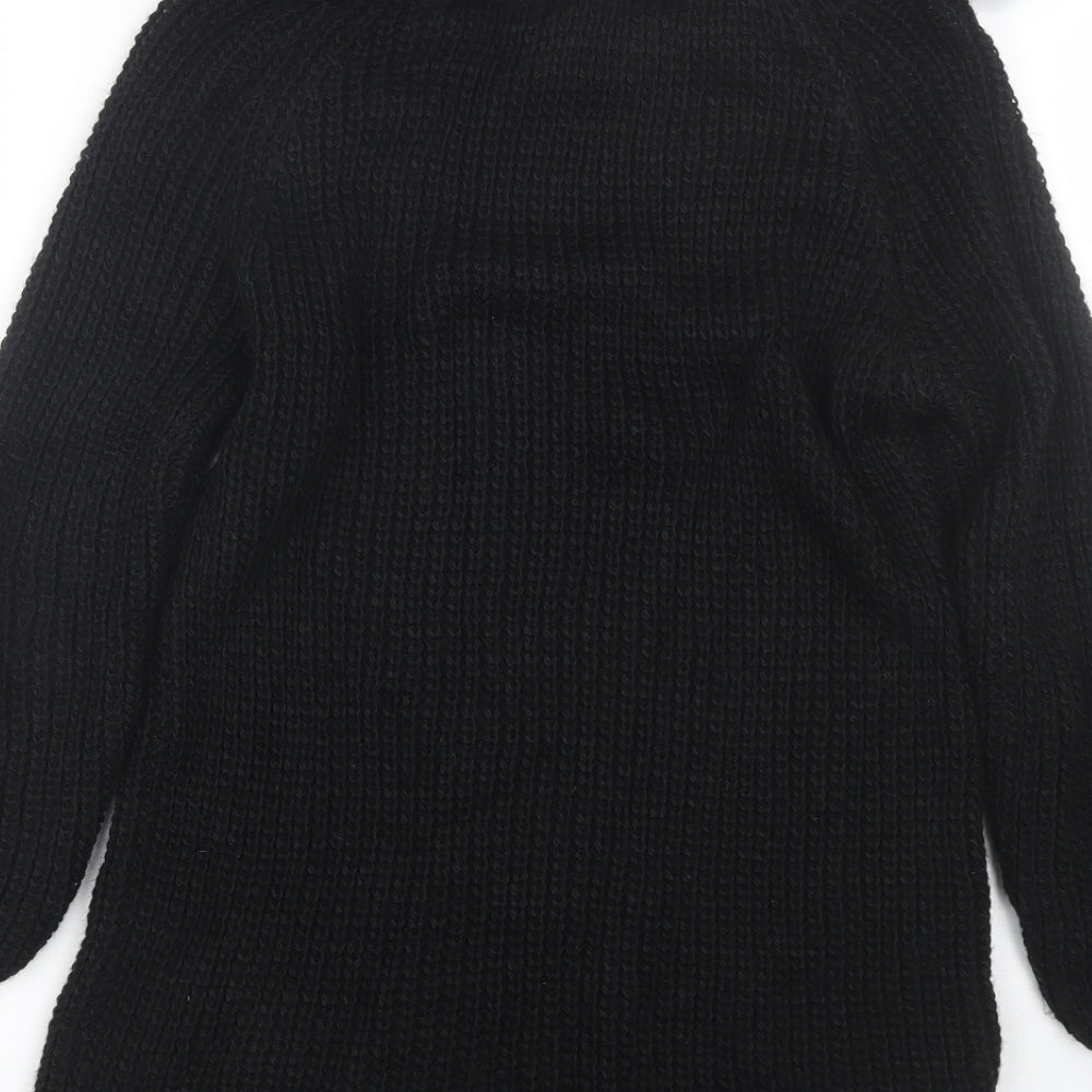 Preworn Womens Black   Pullover Jumper Size S