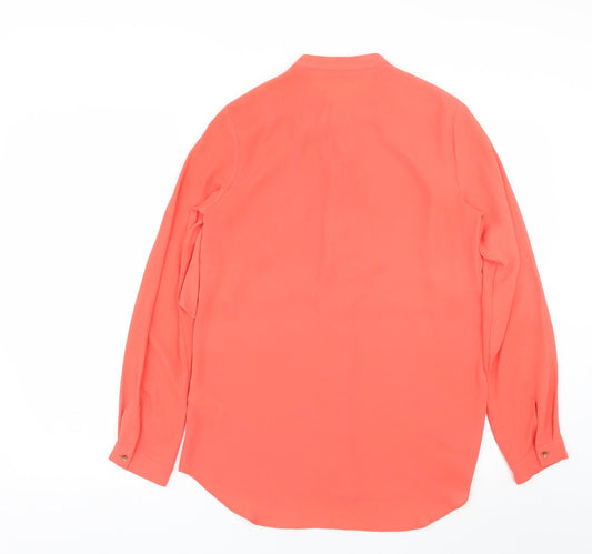M&S Womens Pink   Basic Blouse Size 8