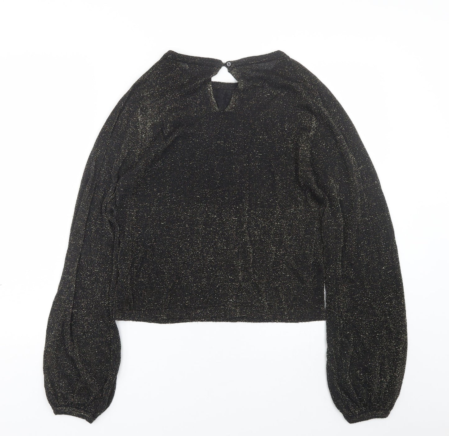 New Look Womens Black   Pullover Jumper Size 10