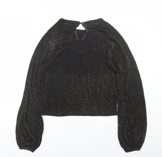 New Look Womens Black   Pullover Jumper Size 10