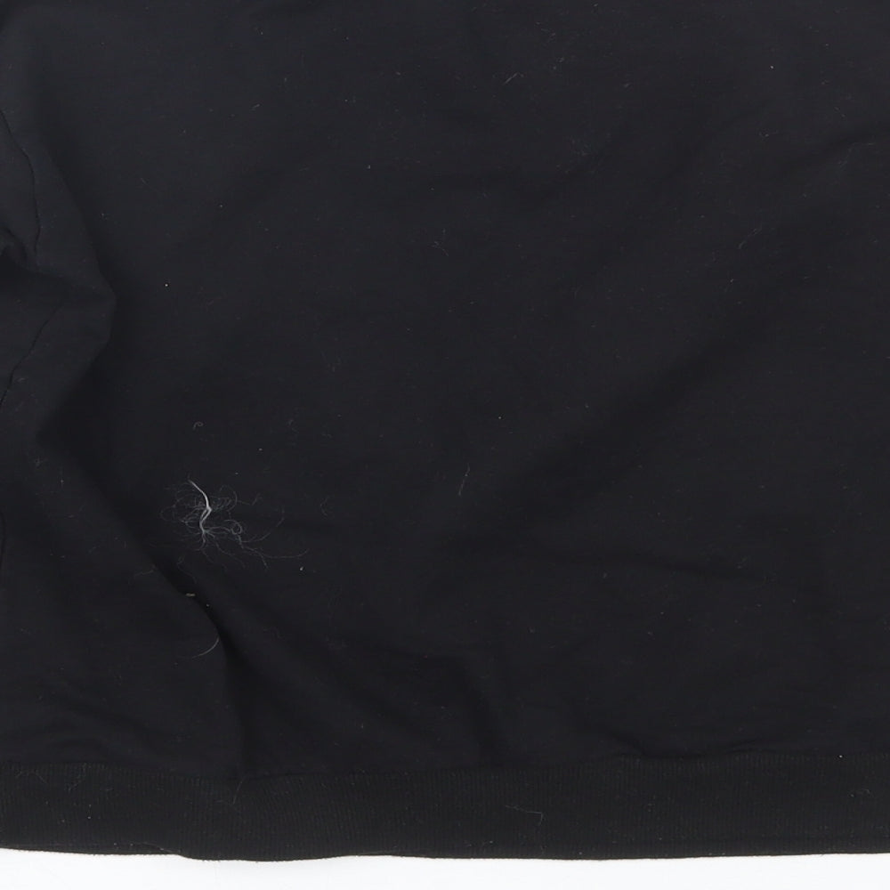 Shien Girls Black   Pullover Sweatshirt Size 11-12 Years  - Flowers