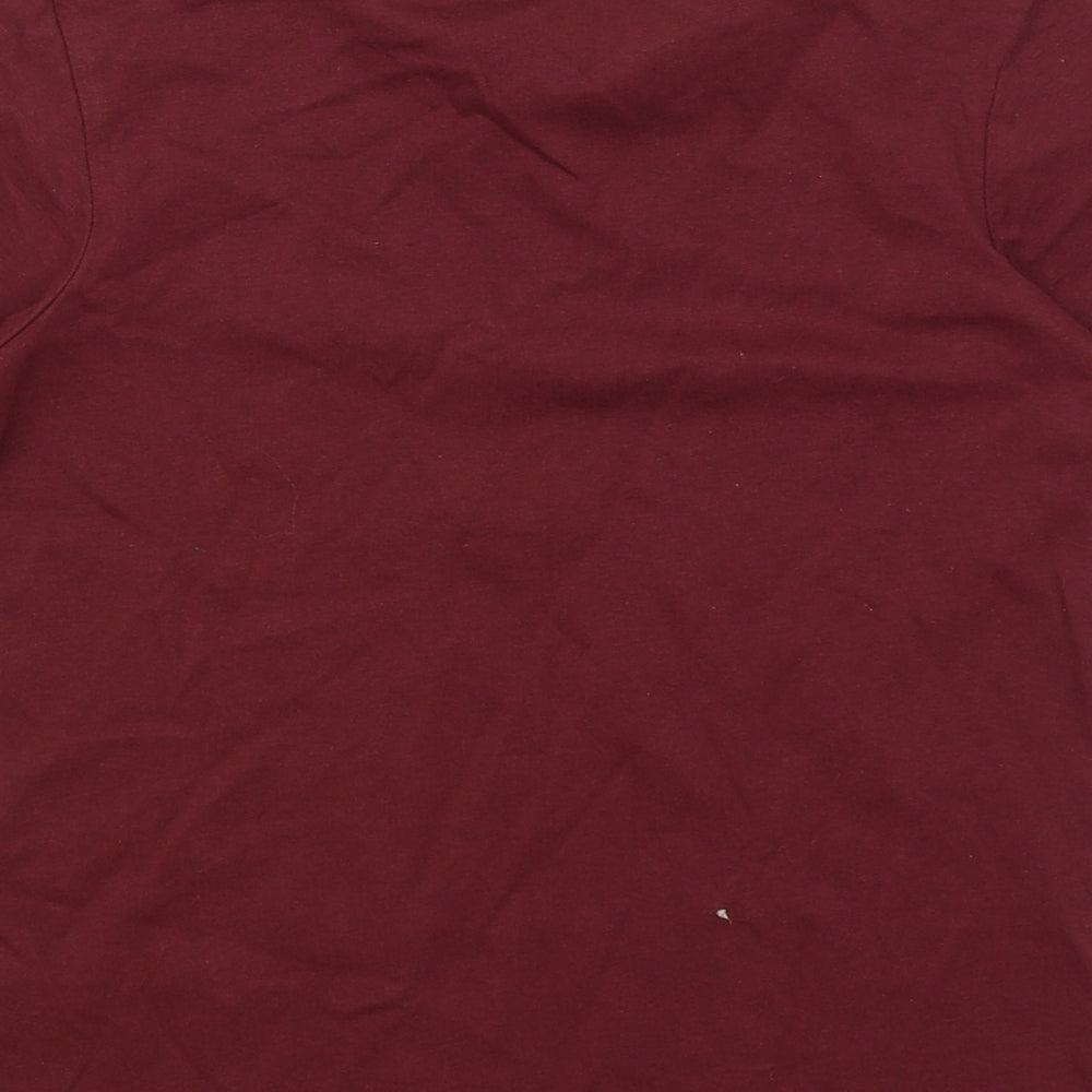 George Boys Red   Basic T-Shirt Size 7-8 Years  - LA Vibes
