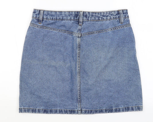 Matalan Womens Blue   A-Line Skirt Size 10