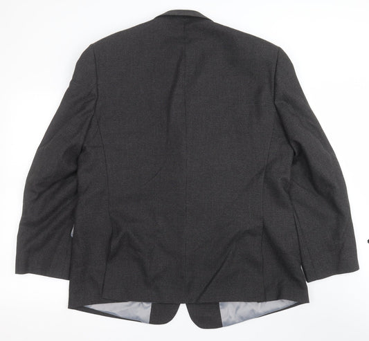 Charlton Gray Mens Grey   Jacket Suit Jacket Size 46