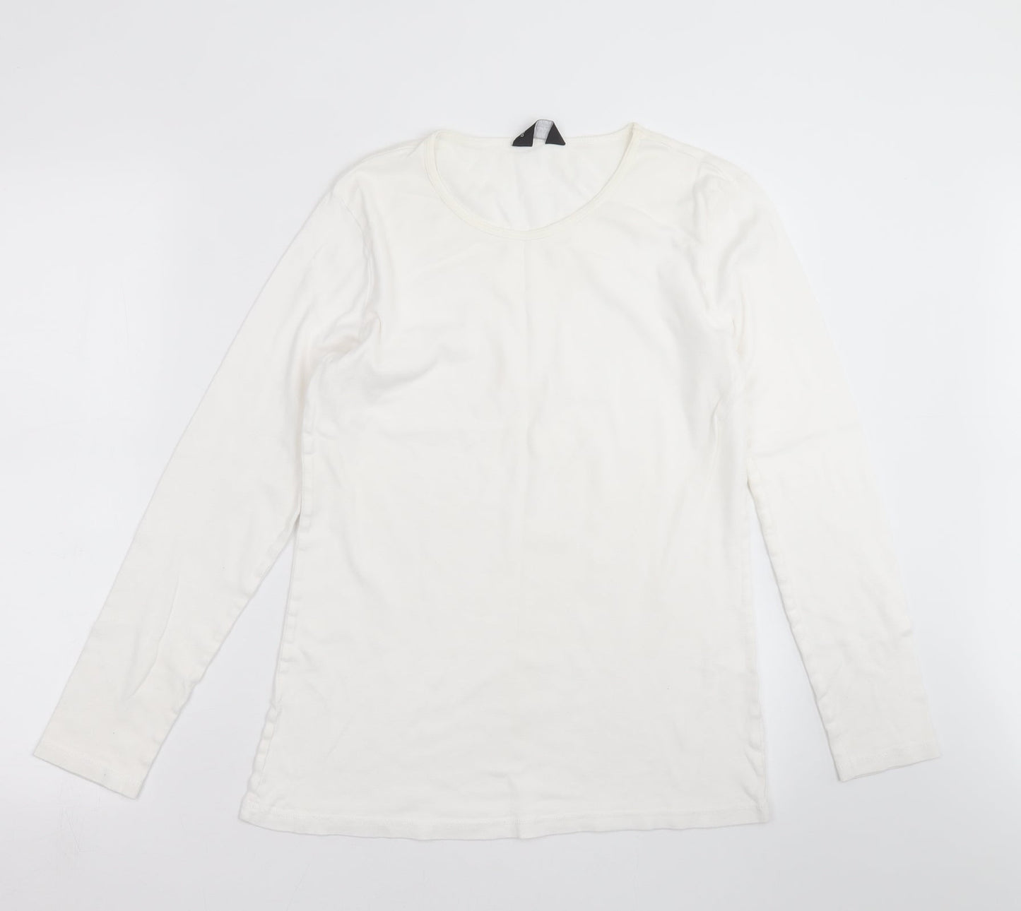 Dorothy Perkins Womens Ivory   Basic T-Shirt Size 16