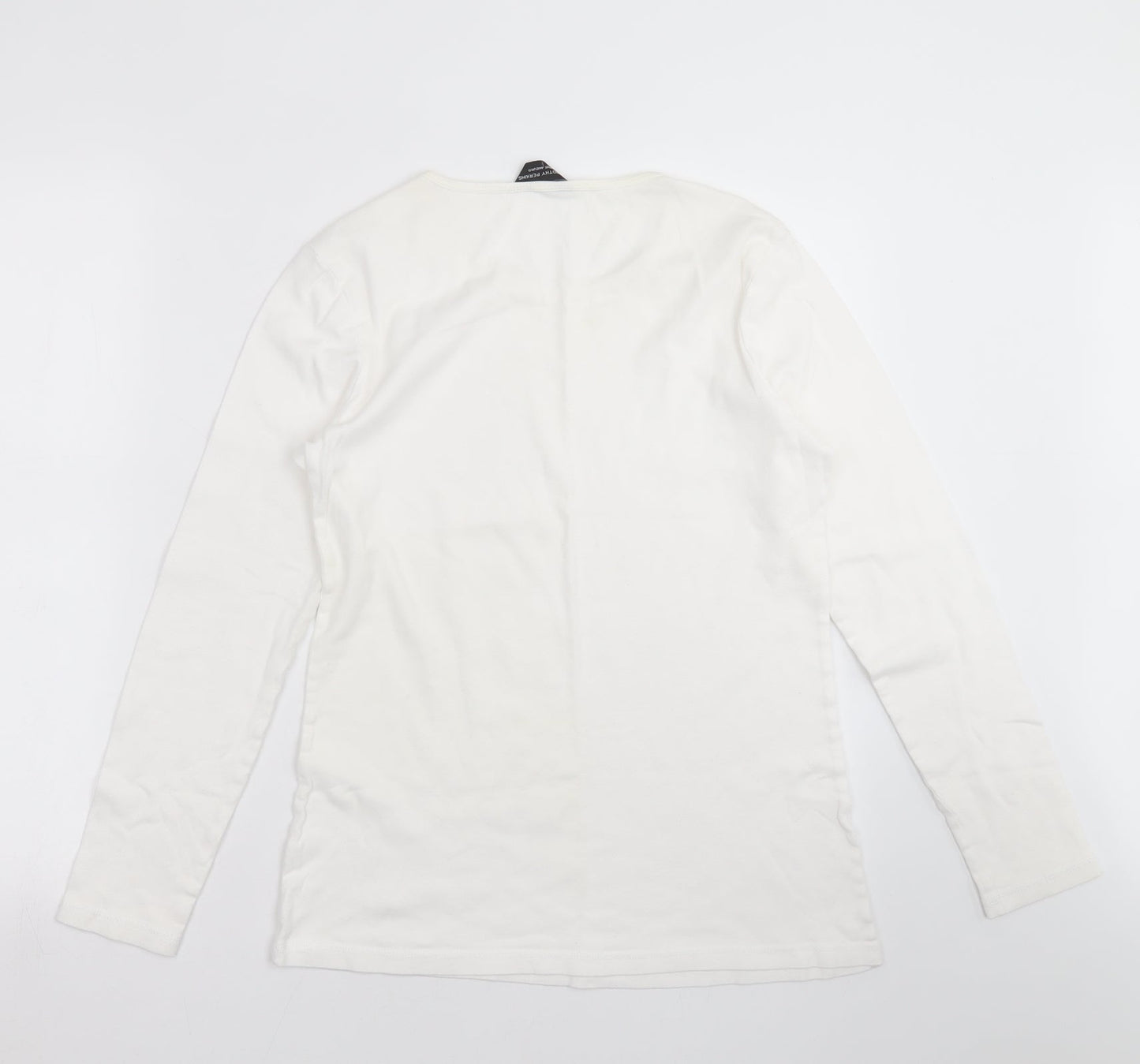 Dorothy Perkins Womens Ivory   Basic T-Shirt Size 16