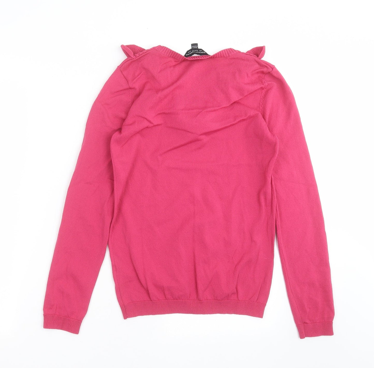 Dorothy Perkins Womens Pink  Knit Pullover Jumper Size 10