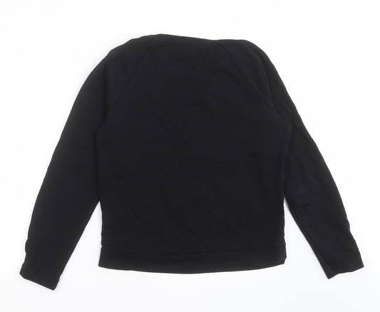 NEXT Womens Black   Pullover Sweatshirt Size 10
