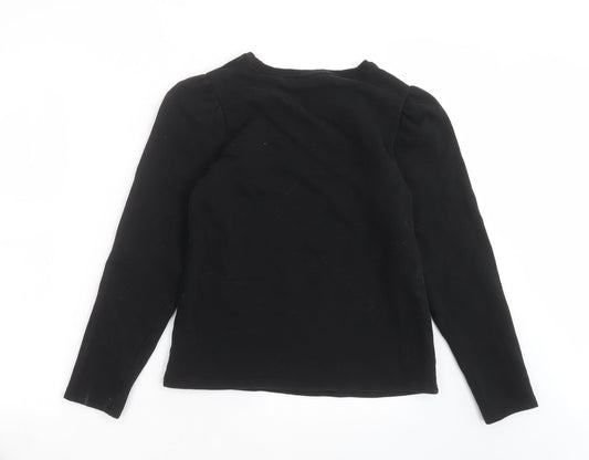NEXT Girls Black   Pullover Sweatshirt Size 13 Years  - mickey mouse