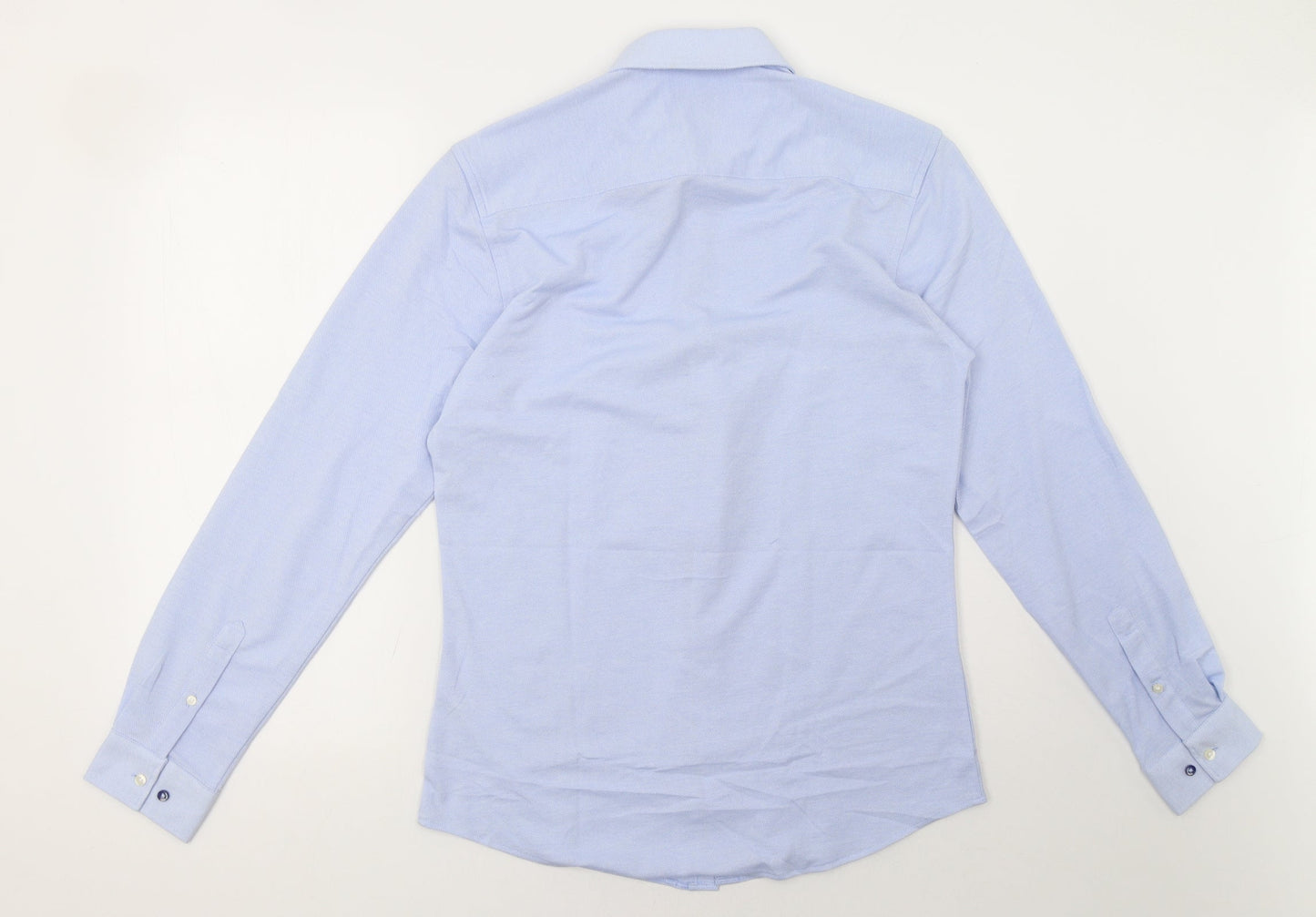 Harry Brown Mens Blue    Button-Up Size S