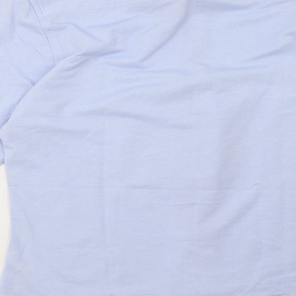 Harry Brown Mens Blue    Button-Up Size S
