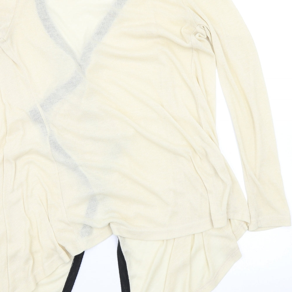 Zanzea Womens Beige   Cardigan Jumper Size S