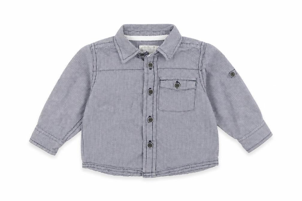 m Boys Blue   Basic Button-Up Size 6-9 Months