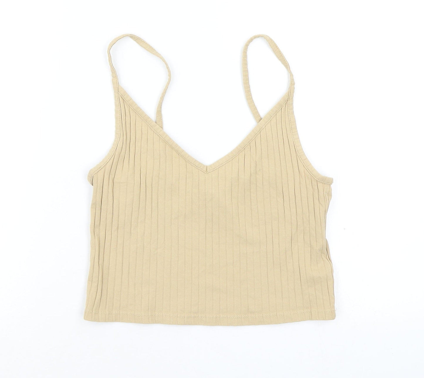 H&M Womens Beige   Basic Tank Size S