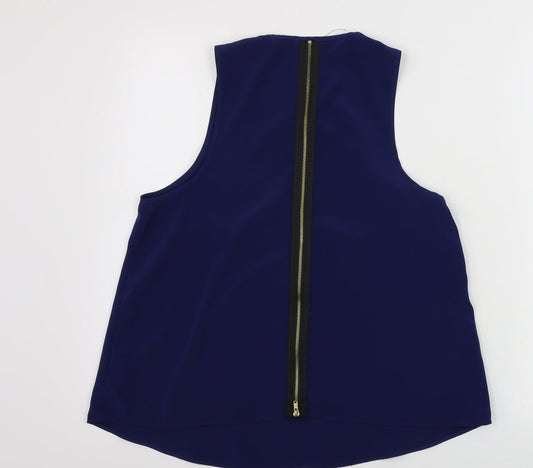 Topshop  Womens Blue   Basic Tank Size 10