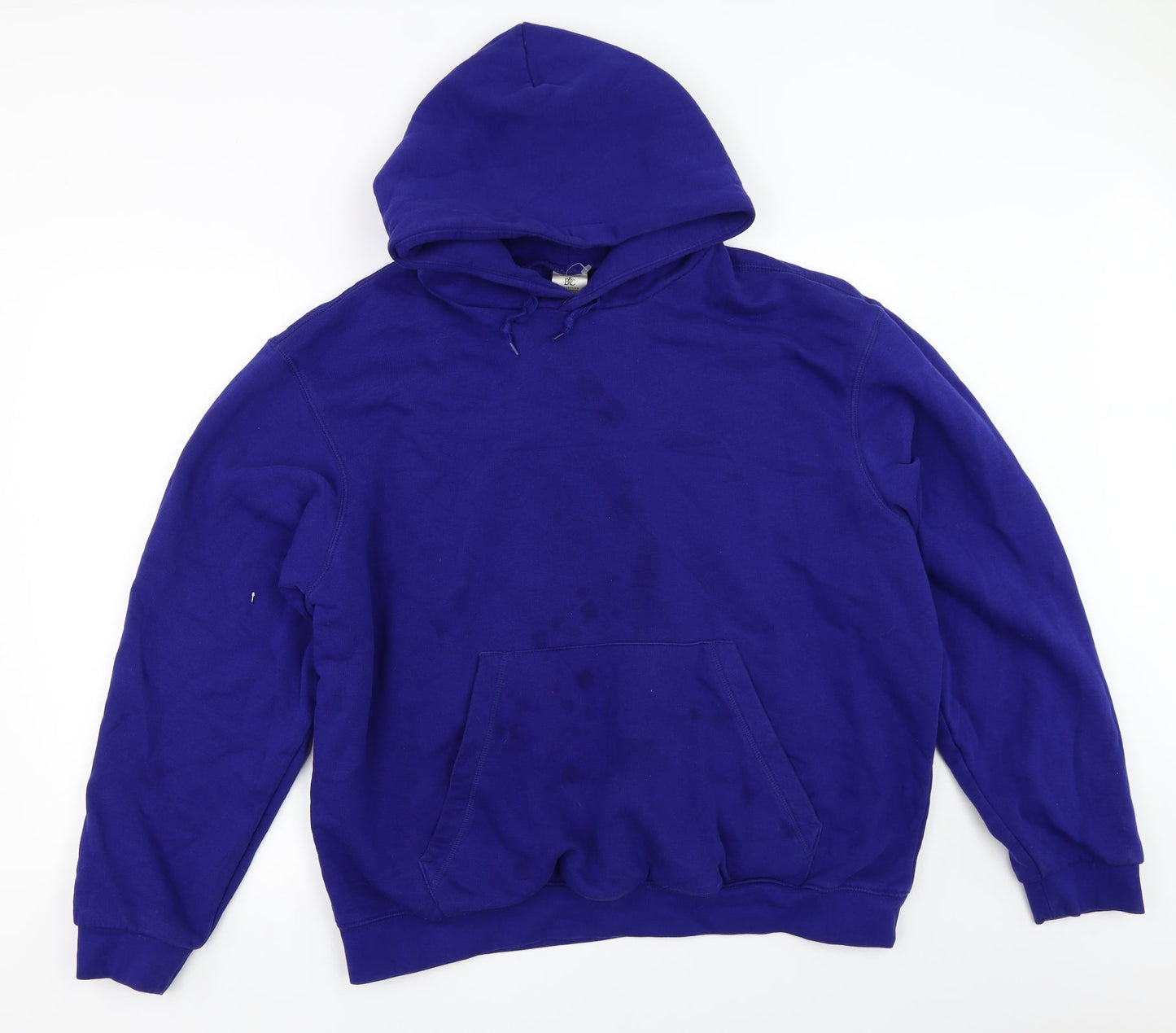 B&C Womens Blue   Pullover Hoodie Size XL
