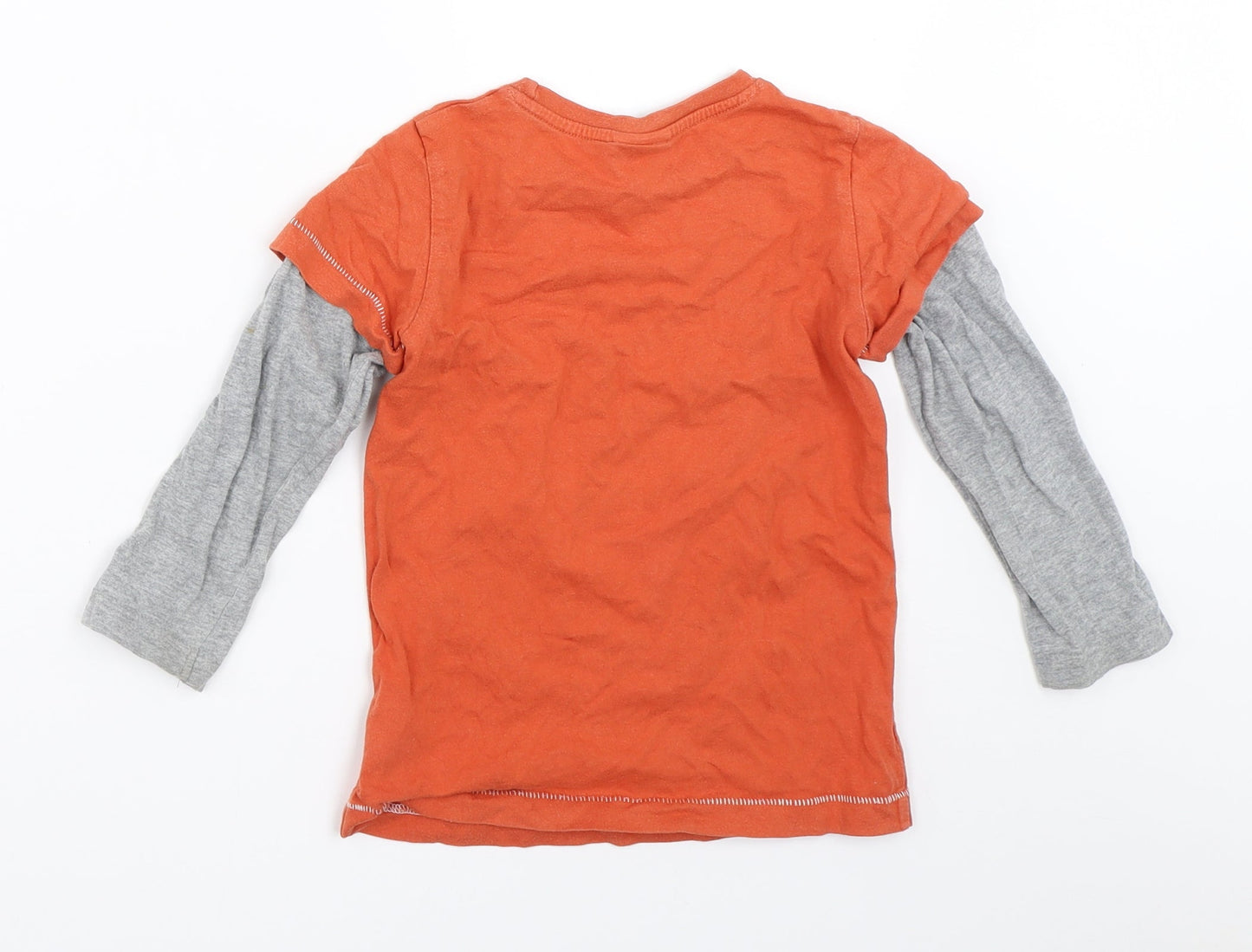 NEXT Boys Orange   Basic T-Shirt Size 3 Years  - lego star wars