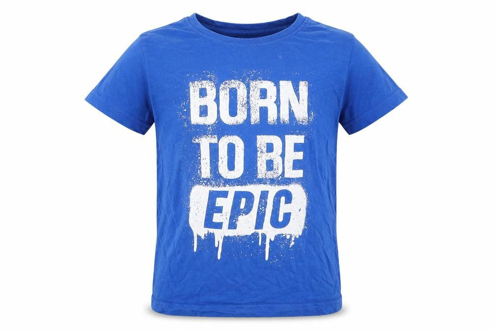 Primark Boys Blue   Basic T-Shirt Size 5-6 Years