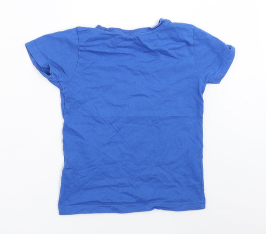 Primark Boys Blue   Basic T-Shirt Size 5-6 Years