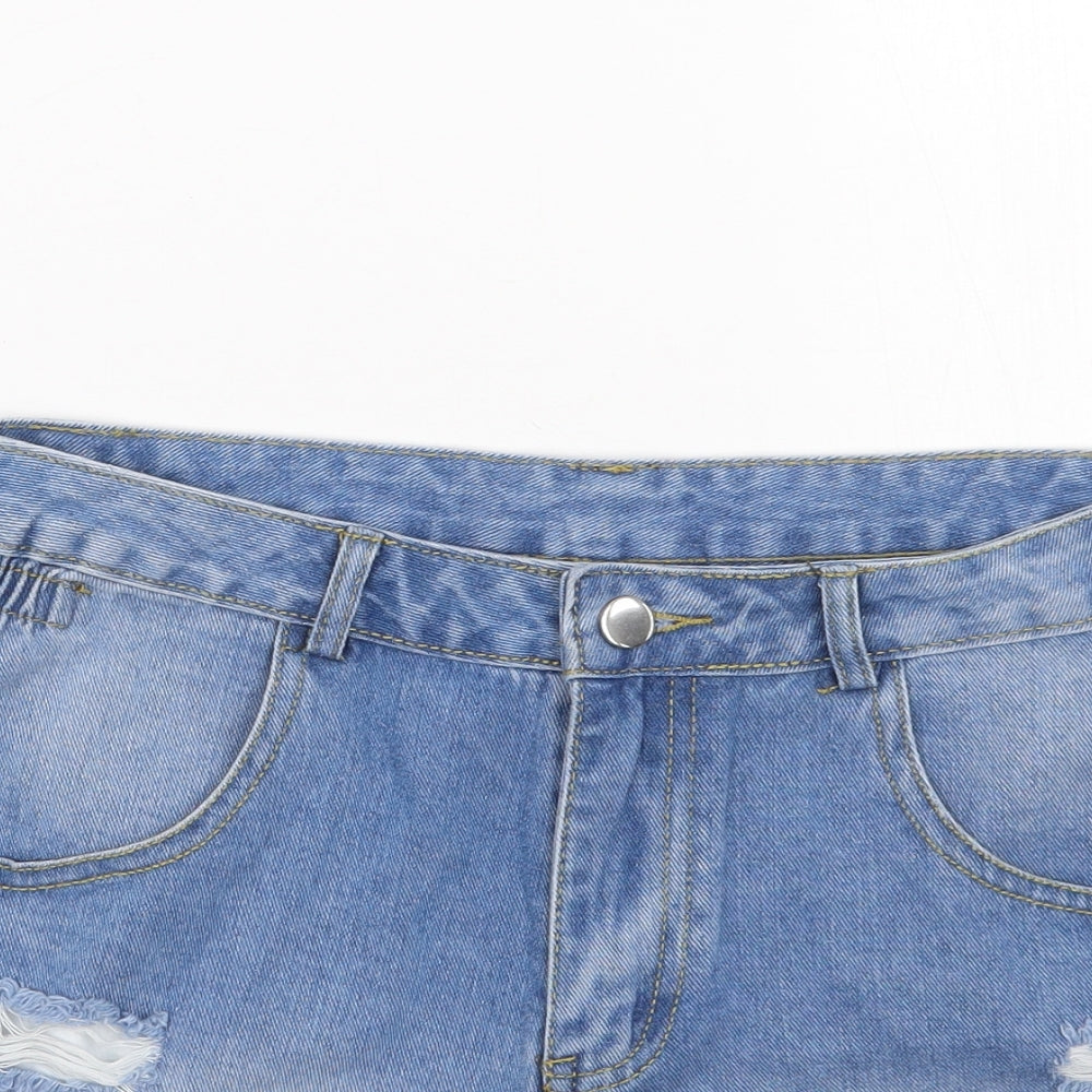 Preworn Womens Blue   Hot Pants Shorts Size M