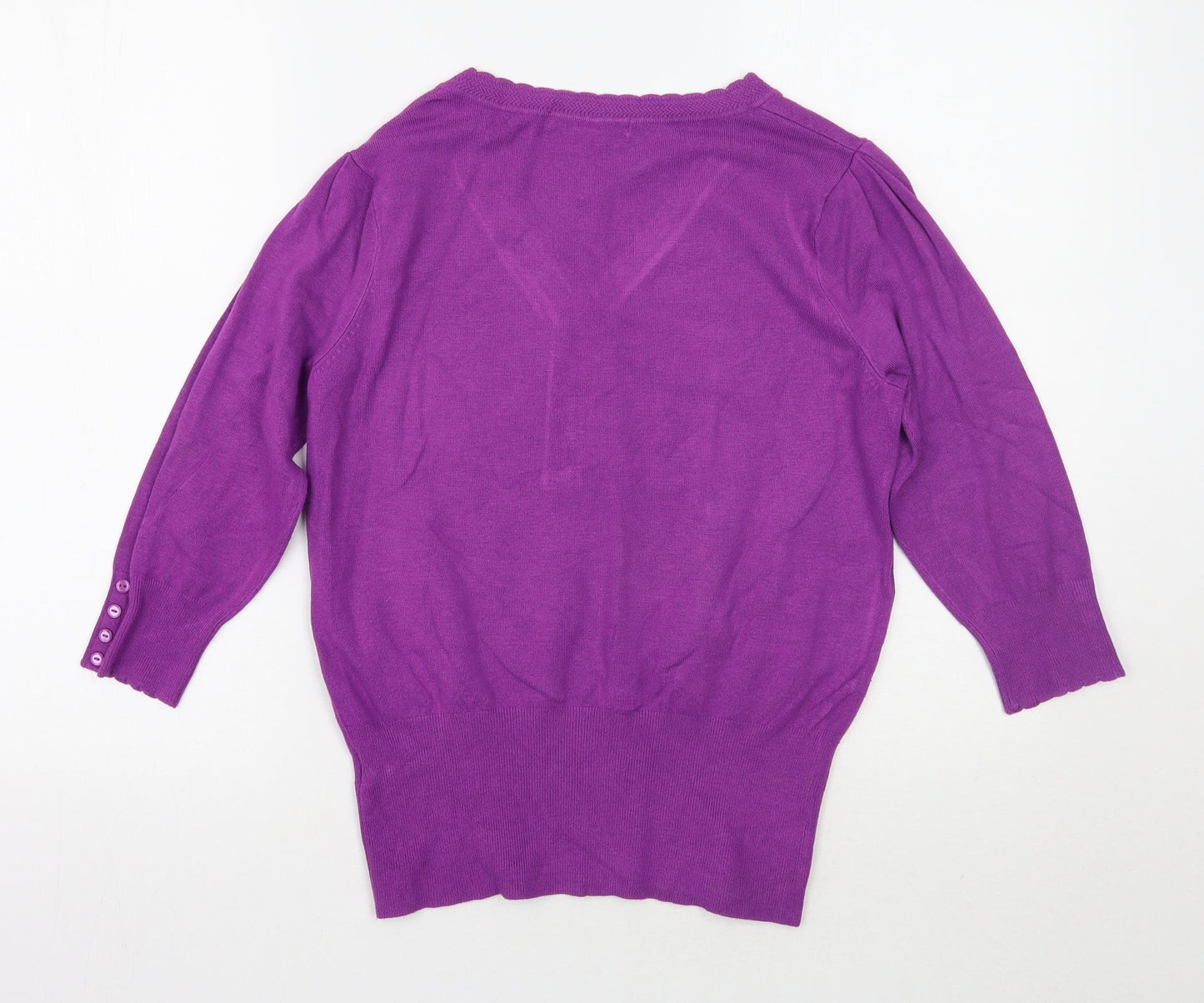 Marks and Spencer Womens Purple   Pullover Jumper Size 14