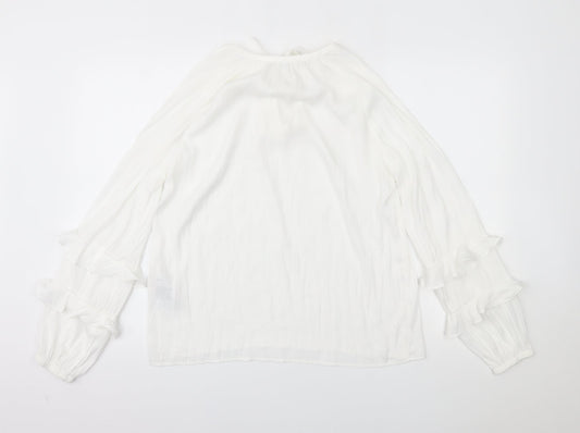 VILA Womens White   Basic Blouse Size 6