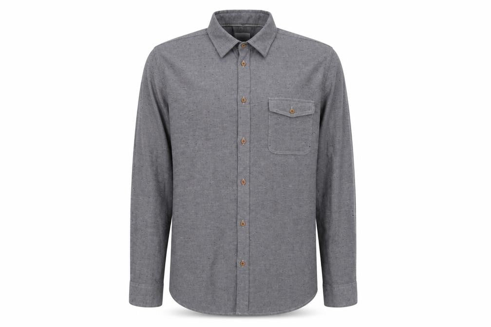 Burton Mens Grey    Button-Up Size XL