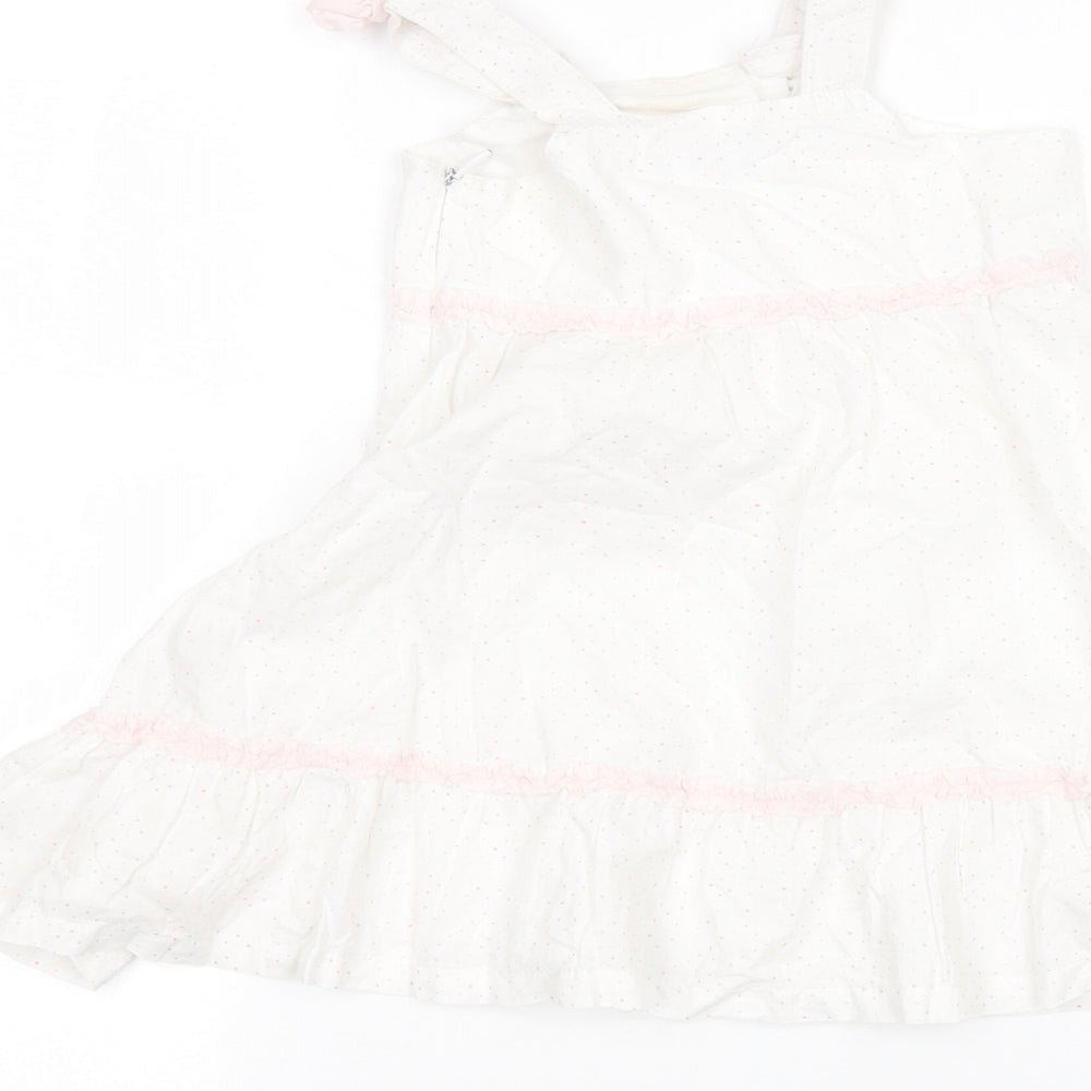 bebe Baby White   A-Line  Size 12 Months