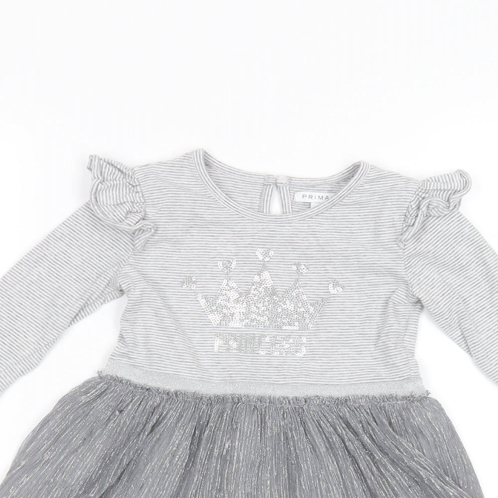 Primark Girls Grey   A-Line  Size 24 Months