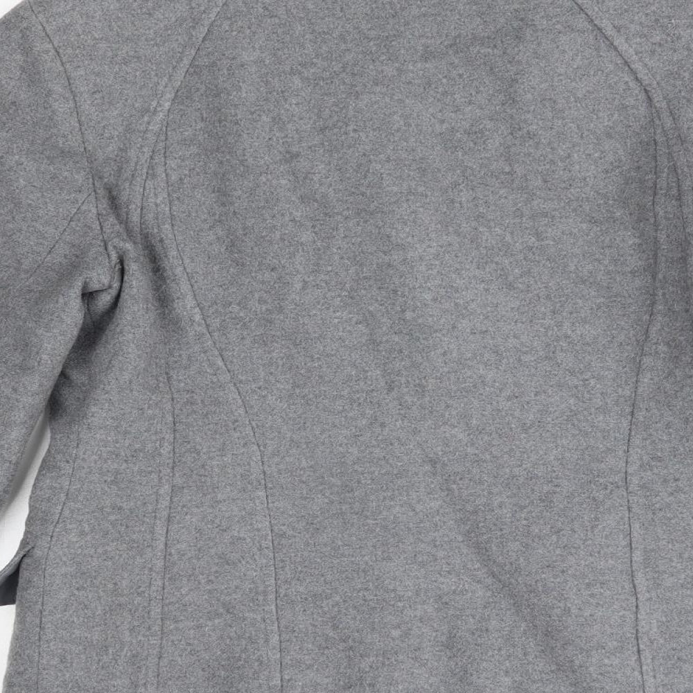 harvé benard Womens Grey   Pea Coat Blazer Size 4
