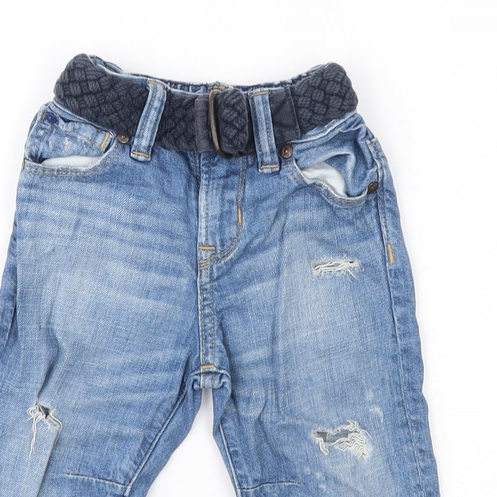 Gap Baby Blue    Jeans Size 12-18 Months  - distressed